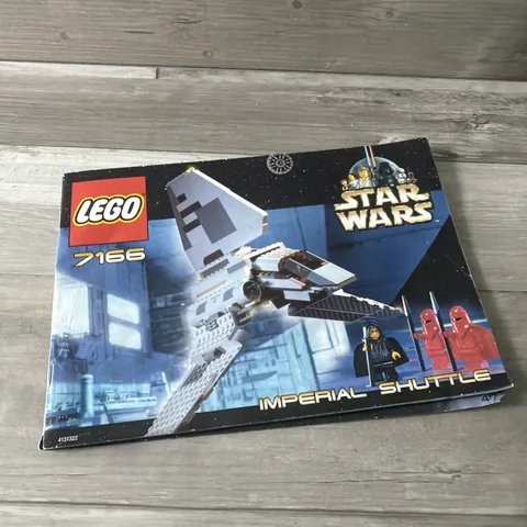 Manual Only LEGO Star Wars: Imperial Shuttle (7166) Instructions Vintage 2001