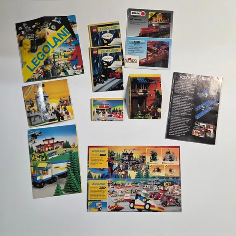 LEGO Vintage Catalog Lot Kids Multicolor Legoland Castle Space Technic 80s 90s