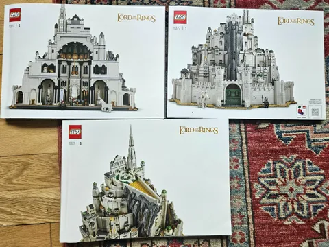 LEGO 11377 Lord of the Ring: Minas Tirith Instruction Manuals Only -NO BRICKS