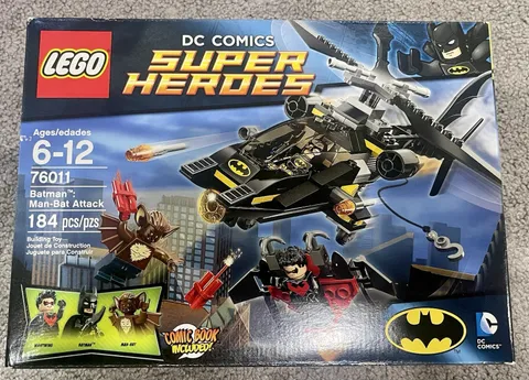 LEGO DC Comics Super Heroes 76011 Batman Man-Bat Attack 184pc Comic