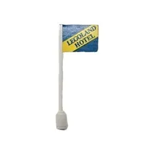 LEGO Legoland Hotel Flag 6390 Main Street Vintage Part 80s Accessory