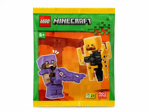Minecraft Nether Hero and Blaze lego