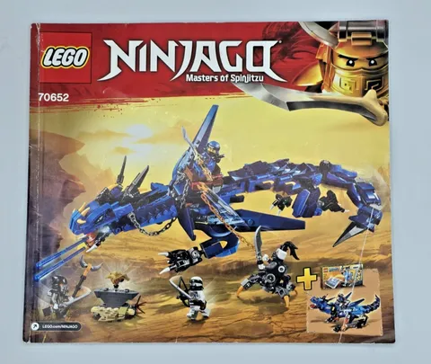 Lego 70652 Ninjago Masters of Spinjitzu Stormbringer Instructions Manual Only