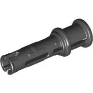 LEGO Part 32054 - Black Technic Pin Long with Friction Ridges Lengthwise and Sto