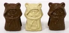 LEGO Star Wars Ewok Head Lot of 3 Wicket and Paploo