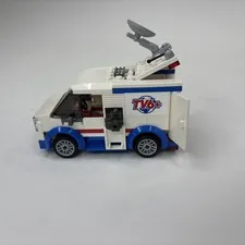 LEGO City: Donut Shop Opening (60233) Retired Set News Reporter Van Only
