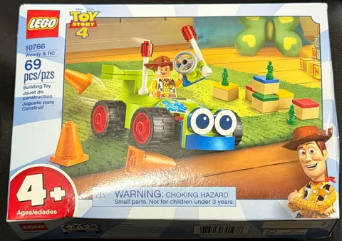 2019 Lego # 10766 Toy Story 4 Woody Mini Figure and RC car