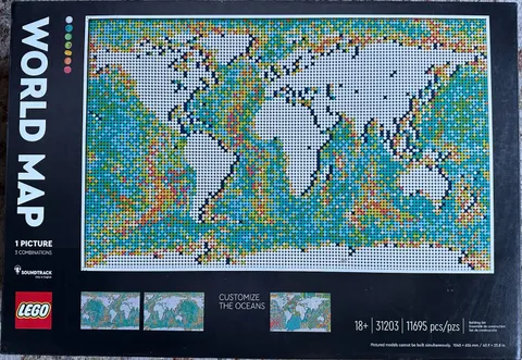 LEGO Art: World Map (31203) - Retired Set