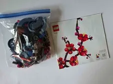 LEGO Botanicals: Plum Blossom 10369 - Used, Original Manual, 99% of pieces
