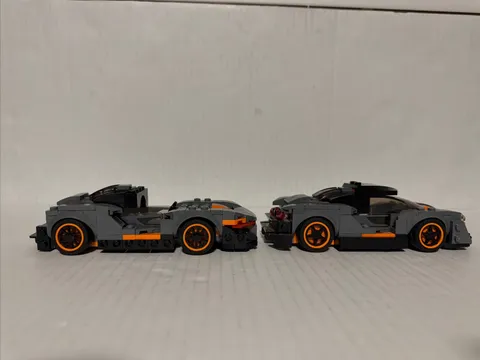 2 LEGO McLaren Senna Speed Champions Assembled Pre Owned Both Incomplete.