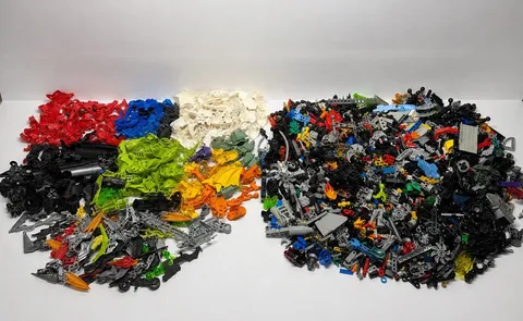 7+ LBS LEGO BIONICLE Hero Factory Bulk Lot Pound Random Parts Pieces TECHNIC