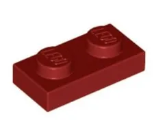 LEGO Part 3023 Dark Red 1x2 Plate 200 pcs Genuine Japan