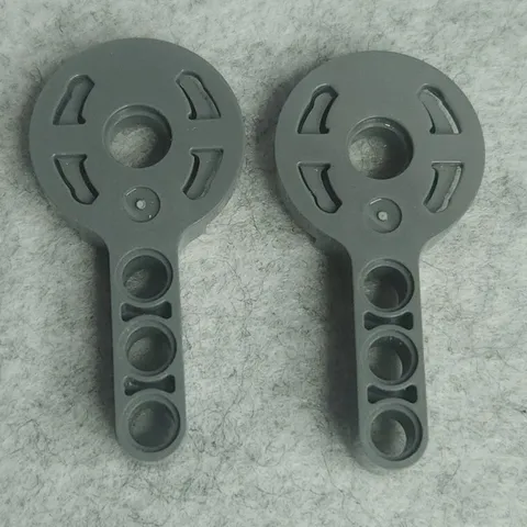LEGO 44224 Technic Rotation Joint Disk with 3L Liftarm Thick Dark Bluish Gray x2