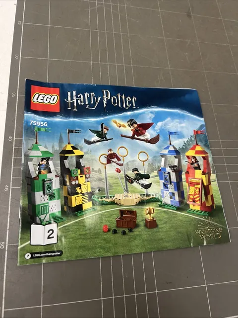 VINTAGE TOY LEGO MANUAL INSTRUCTIONS BOOKLET ART HARRY POTTER 75956