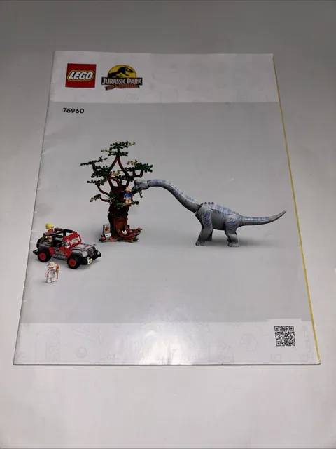 LEGO Jurassic Park: Manual For Set 76960, Great Shape, No Tears, Great Set