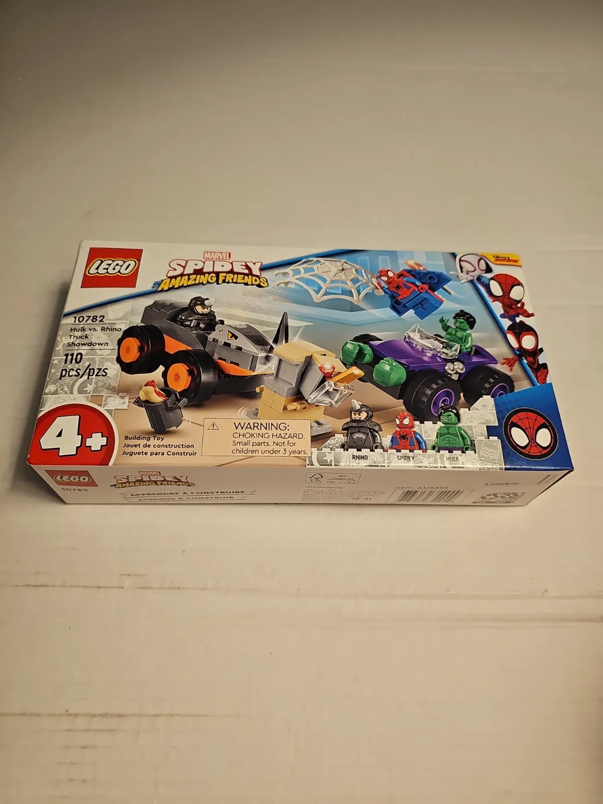 LEGO 10782 - Marvel Hulk vs Rhino Truck Showdown - NIB