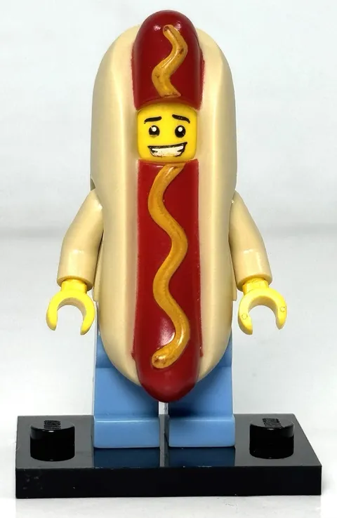 Lego COL13-14 Hot Dog Man (Minifigure, 71008, COL208, CMF Series 13, 2015) Cad