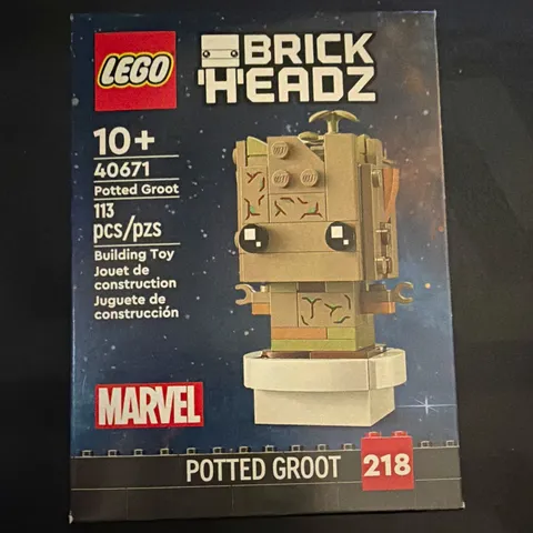 LEGO BrickHeadz Marvel Potted Groot 40671 Complete Set 113 pcs 10+ sealed