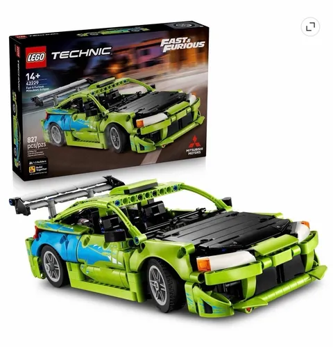 LEGO Technic Fast & Furious Mitsubishi Eclipse 42229 827 Pieces 14+