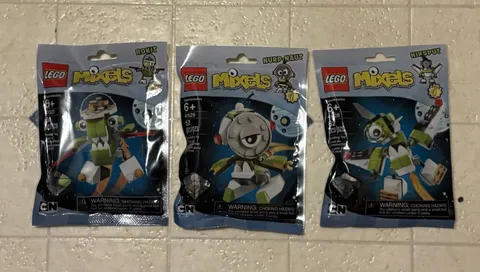 LEGO Mixels Series 4 - 41527 Rokit, 41528 Niksput & 41529 Nurp-Naut Brand New
