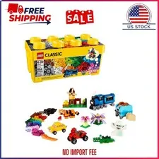 LEGO Classic Medium Creative Brick Box 10696 Building Toy Set - Multicolor
