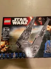 75104 Lego Kylo Ren Command Shuttle. Used. with Instructions. See note