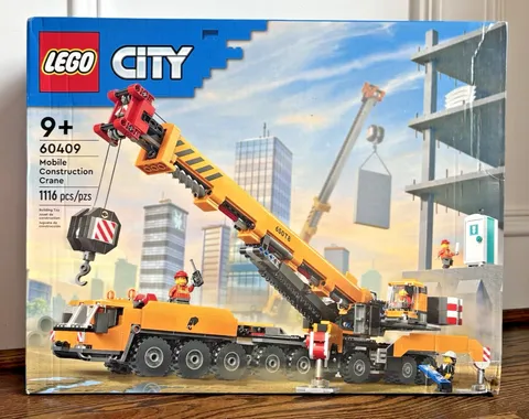 Lego 60409 Yellow Mobile Construction Crane City Set NEW in Box Sealed Retired