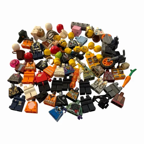 LEGO Huge Lot Of Minifigure Parts And Accessories Heads Torsos Legs