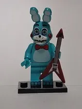 Five Nights At Freddy's Custom Lego Sky Blue Bonnie Horror Halloween, Music Fest