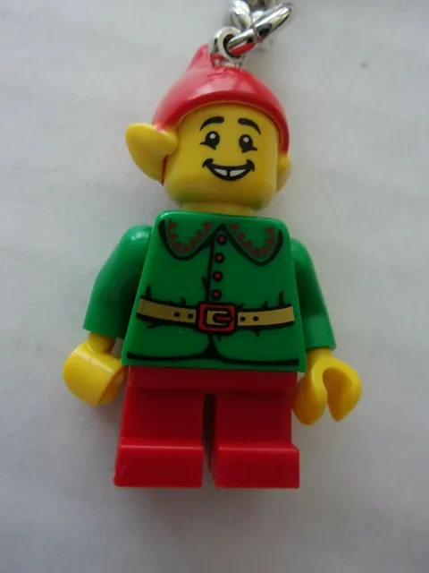 LEGO® Collection Target Iconic Happy Helper Elf Key Chain 854041-Minifig Keyring