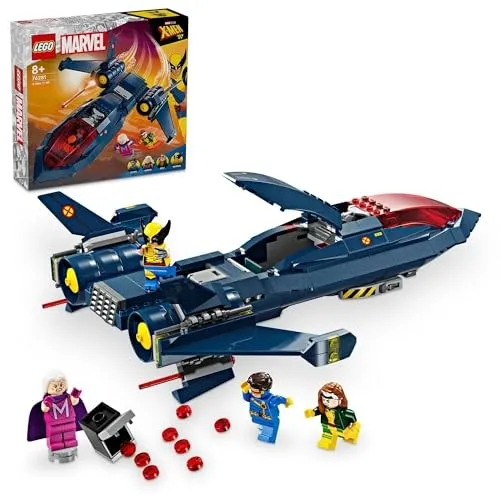 LEGO Super Heroes X-Men X-Jet Toy - Perfect Gift for Birthdays, Christmas, [NEW]