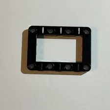LEGO Technic Liftarm Modified Frame Thick 5 x 7 Open Center 64179 Black