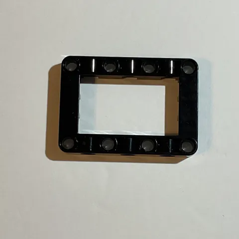 LEGO Technic Liftarm Modified Frame Thick 5 x 7 Open Center 64179 Black