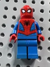 LEGO sh0546 Spider-Man Super Heroes Dark Red Web Pattern Minifigure
