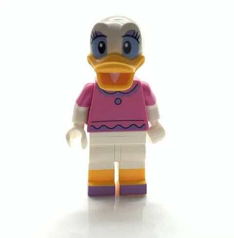 LEGO Disney Minifigure Daisy Duck Dark Pink Top (Genuine) Missing Bow