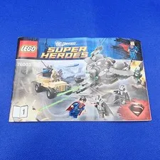 Lego DC Universe Super Heroes 76003 *MANUAL ONLY* Superman Battle of Smallville