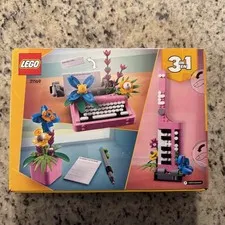 LEGO, Creator 3 in 1 Typewriter with Flowers, 31169, Rebuildable Toy- New