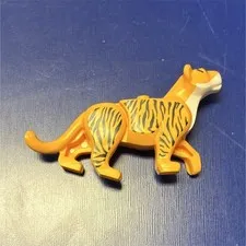 LEGO Tiger Animal Figure Orange/Black/White Plastic - 1 Piece