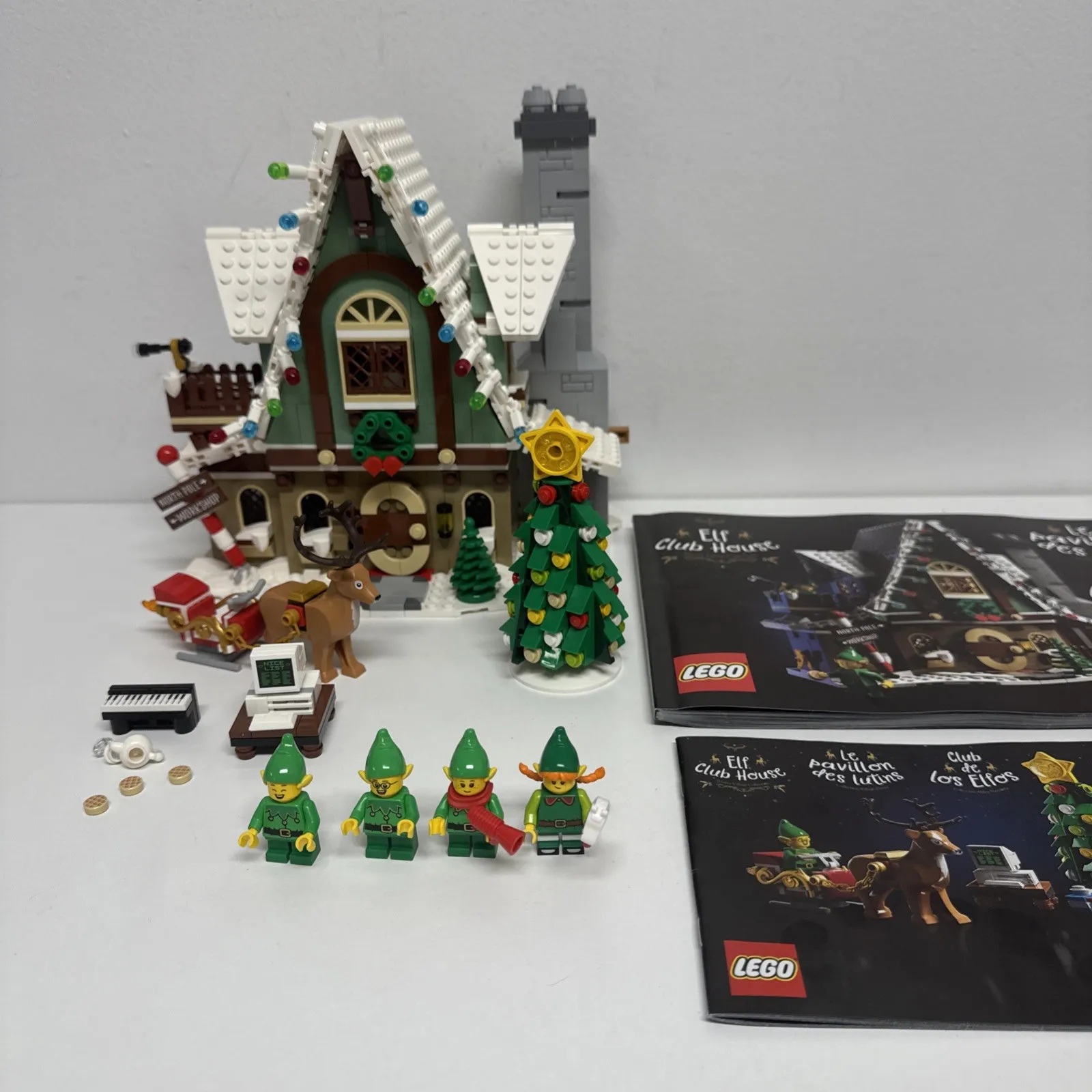 LEGO Icons: Elf Club House (10275) - Used As Is Christmas Winter Village