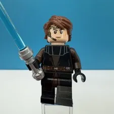 LEGO Star Wars Anakin Skywalker Minifigure 2018 75214 Starfighter sw0939 Saber