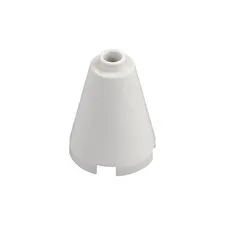 LEGO 20x White Cone 2 x 2 x 2 - Open Stud inv.625