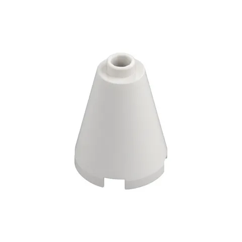 LEGO 20x White Cone 2 x 2 x 2 - Open Stud inv.625
