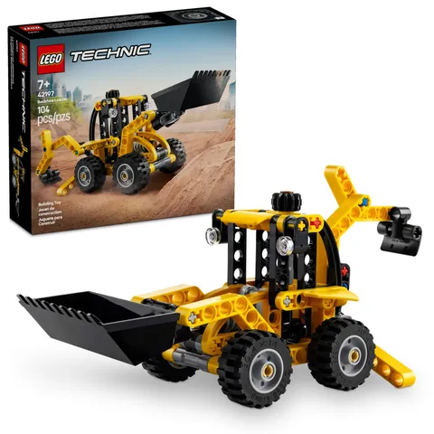 LEGO Technic Backhoe Loader Construction Toy - Building Set Multicolor