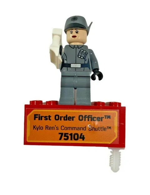 Lego Store Display Star Wars Force Awakens Minifigure Female First Order Officer