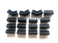 Lego Lot of  16 Bricks 70961 Rubber Technic Piece  Rare Vintage Pieces Black