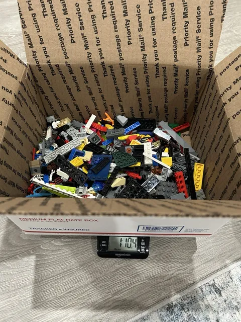 Bulk LEGO Bricks Lot 1lb 10oz Mixed Random Parts Bricks Wheels Ninjago Bionicle