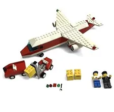 1999 LEGO Town 6375 Trans Air Carrier Incomplete