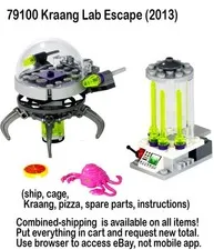 Lego Teenage Mutant Ninja Turtles 79100 Kraang Lab Escape no figs TMNT retired