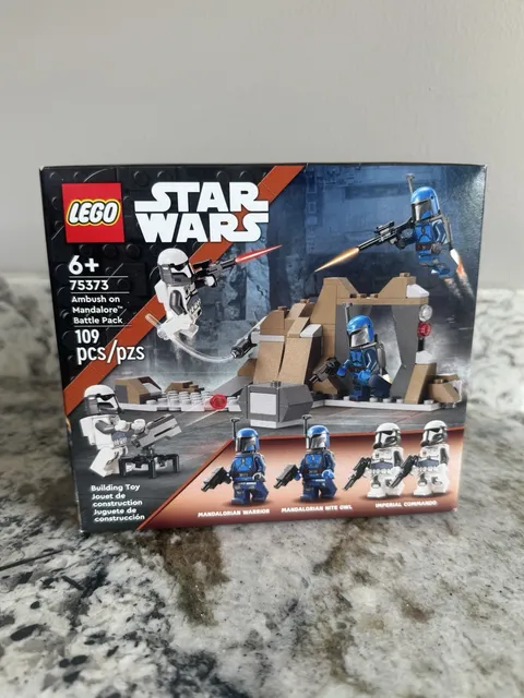 Lego Star Wars Ambush on Mandalore Battle Pack (75373) Complete Set Sealed