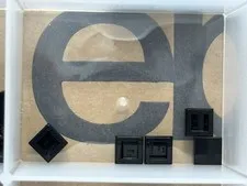 LEGO Parts - Black Tile 1 x 1 - No 3070 - QTY 5